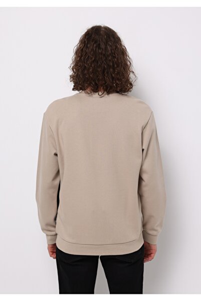 Colin's Comfort Fit Erkek Bej Sweatshirt