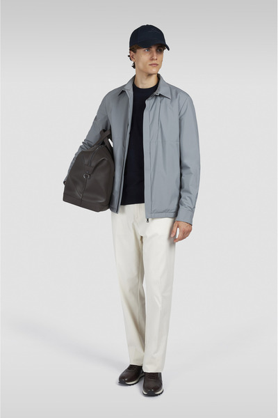 PAUL&SHARK Men's Regular Fit 100% Pure Wool Striped Ribbed Round Neck Long Sleeve Navy Blue Knitwear 15311039-