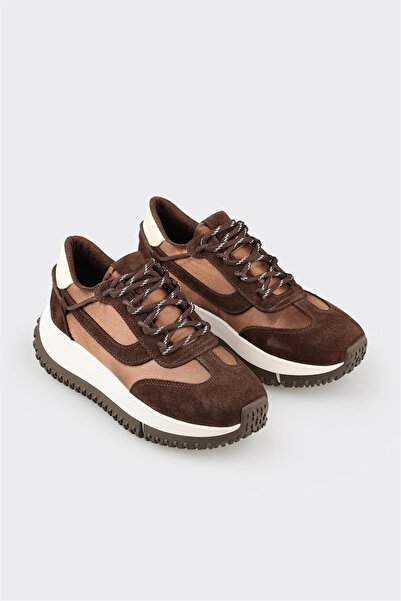 Elle Shoes Kahve Kadın Spor Ayakkabı