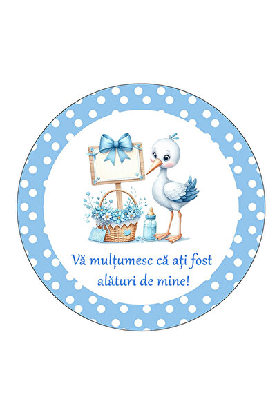 OEM Etichete marturii botez 5 - Set 50 buc.