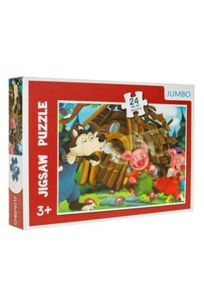 Silver Star Puzzle The Three Little Pigs (24 pieces)
