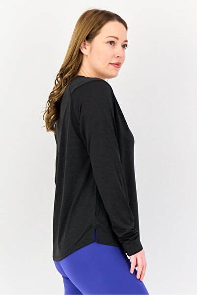 New Balance Women Standard Fit Long Sleeve Training Top, Black