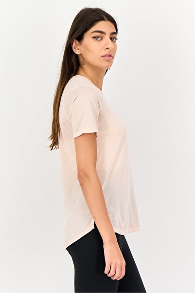 New Balance Women Sportswear Fit Short Sleeve Training T-shirt, Peach