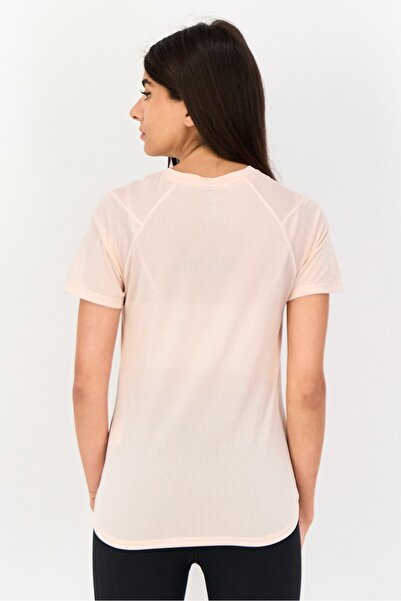 New Balance Women Sportswear Fit Short Sleeve Training T-shirt, Peach