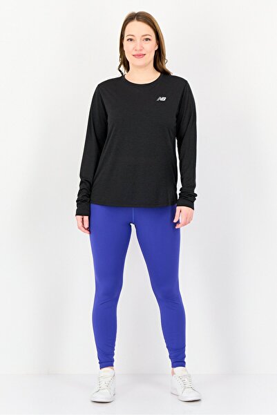 New Balance Women Standard Fit Long Sleeve Training Top, Black