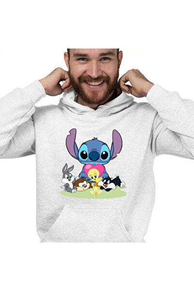 OEM Hanorac Barbati Daffy Duck Stitch Bugs Bunny Tweety Desene Vechi