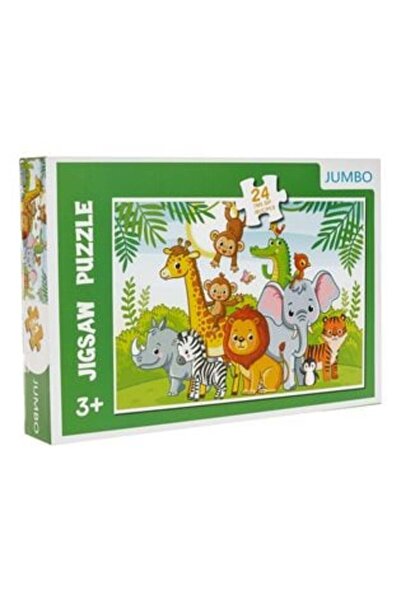 SHOPIENS Puzzle Animale din Jungla (24 de Piese)