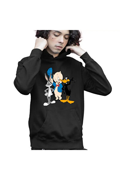 OEM Hanorac Copii Baieti Daffy Duck Bugs Bunny Porky Pig