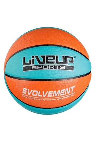 SHOPIENS Liveup Sports Evolvement Basketball, Number 7, Orange and Navy Green, MYONNA IT & E- COMMERCE