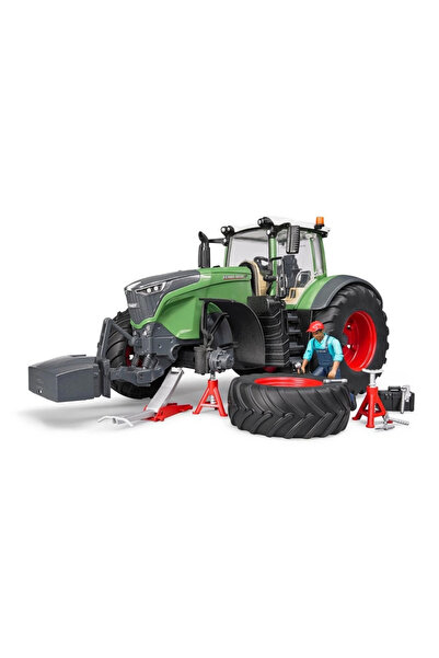 NW NessiWorld Bruder Fendt 1050 Vario Tractor, Rubberman and Accessories Br04041