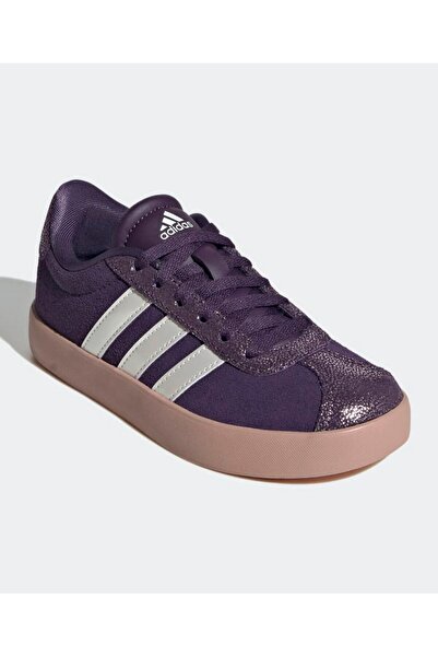 adidas VL Court 3.0 Lace Up Sneakers - Purple