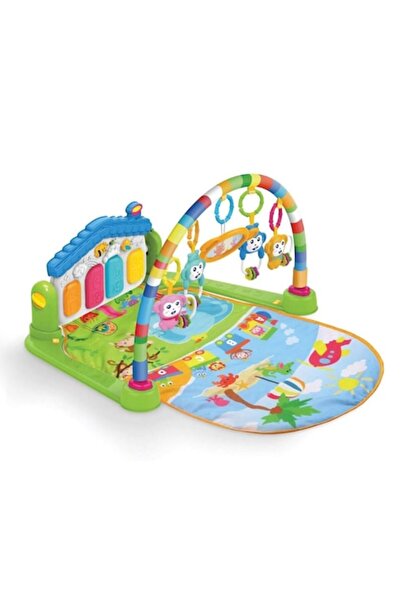 SHOPIENS Saltea de Activitati Idea, Pian cu Sunet si Lumina, Multicolor, Dime...