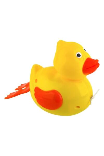 SHOPIENS Swimming Duck Bath Toy, Yellow, 13 cm, MYONNA IT & E- COMMERCE ®