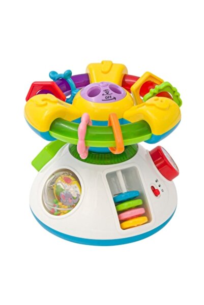 Toy Centru de activități și proiector 2 în 1, muzică, multicolor, sunete real...