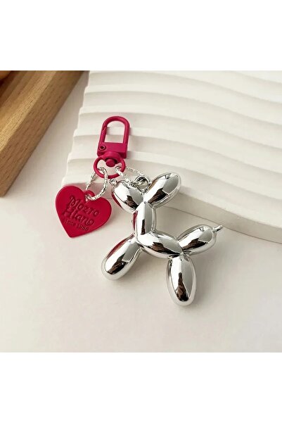 Choice Style 01 Korean Cute 3D Balloon Dog Phone Charm Key Chain for IPhone A...