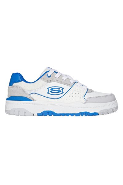 SKECHERS SKX-228 Lace Up Closure Sneakers - Blue/Grey/White