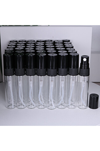 choice2 زجاجة عطر زجاجية 5 مل، 50 قطعة، 50 قطعة سوداء، عرض خاص، 50/قطعة، زجاج...