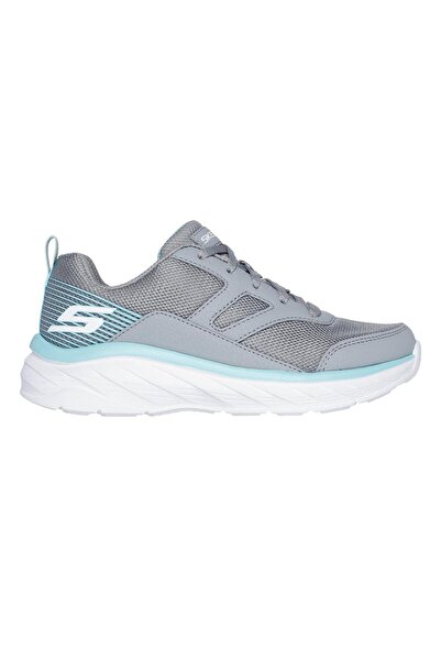 SKECHERS Boundless Unmatched Speed Slip On Shoes - Grey & Turquoise