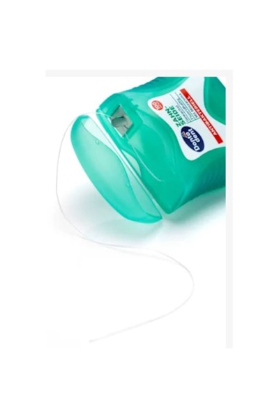 DM waxed dental floss mint, 100m, with fluoride,