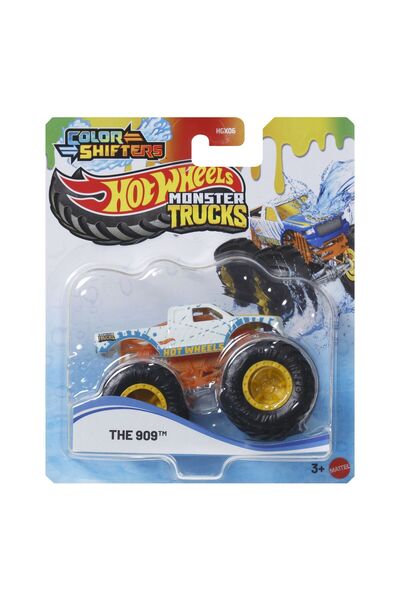 HOT WHEELS MONSTER TRUCK THE 909 WITH COLOR CHANGER SCALE 1 TO 64