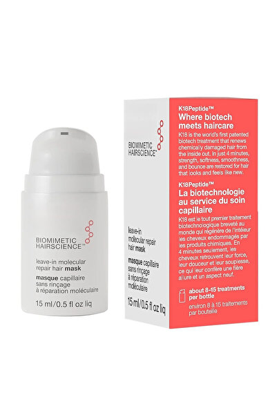 COOYA Leave-In Molecular Hair Mask,Repair Dry or Damaged Hair,Reverse Hair Damage from Bleach,Color,15ml