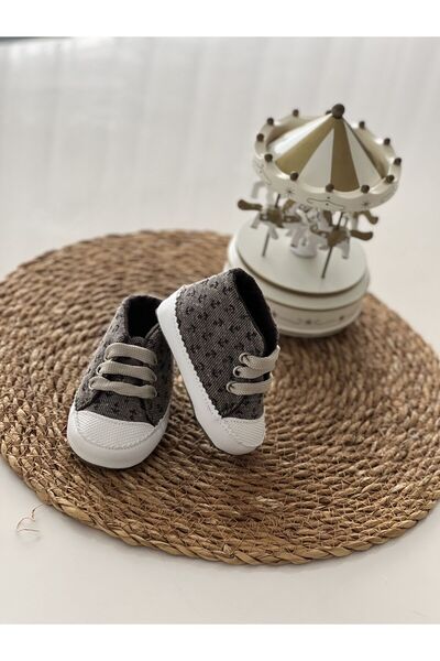 Arin Baby أحذية أطفال مزخرفة برباط/أحذية أطفال للجنسين/هدية في صندوق للمواليد...