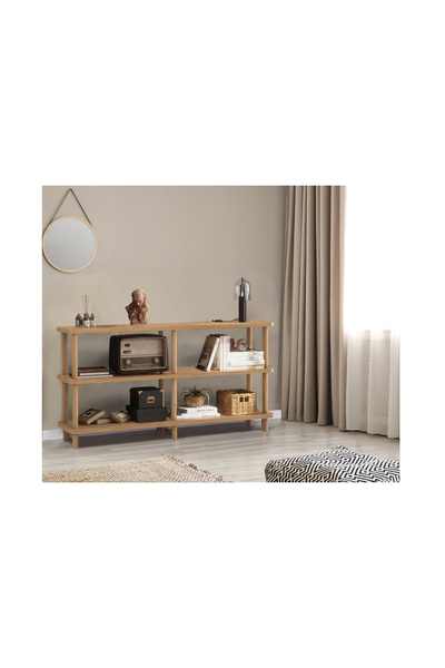 Rabi LUNA RACA KİTAPLIK 150X35 NATURAL