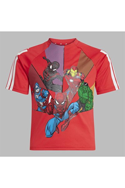 adidas MARVEL SPIDER-MAN T-SHIRT-Red