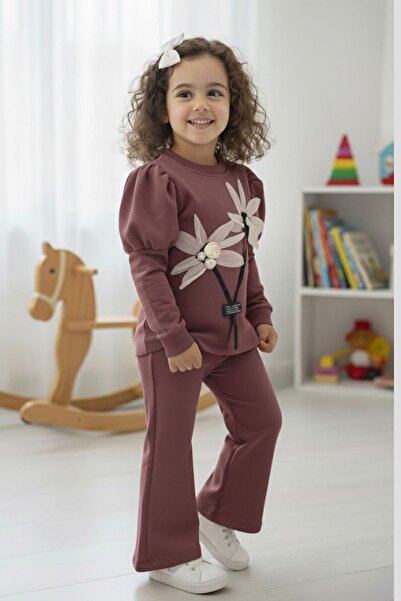 Minigimin Cicileri طقم بناتي مكون من قطعتين من مينيجيمين سيسيلي بتفاصيل أكمام...