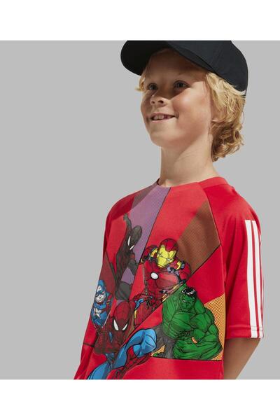adidas MARVEL SPIDER-MAN T-SHIRT-Red