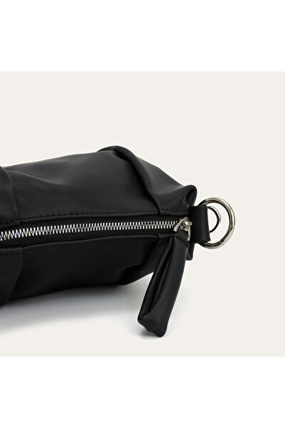 Mudo Leather Looking Handbag with Strap Detail