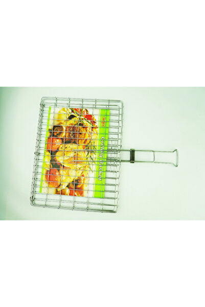 Joyous سلة شواء عالية الجودة بمقبض منزلق 56 سم