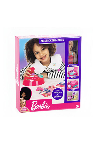 Barbie 3D Sticker Maker Including Doll