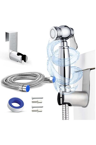 SPAULD بخاخ بيديه محمول للمرحاض، طقم بخاخ نفاث، بخاخ بيديه للاستحمام الإسلامي...