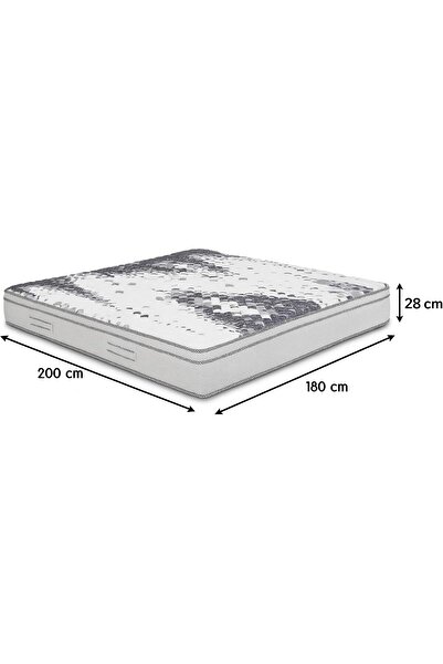 the home mart مرتبة تشيلسي من هوم مارت، إسفنج ميموري فوم، زنبركات جيبية - غطا...