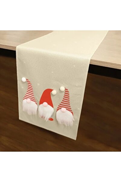 OEM Christmas decorative tablecloth, size 160 x 35 cm, Gnomi
