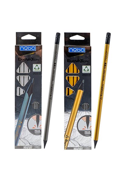 NEBO Creioane grafice HB, set de 12 bucăți -