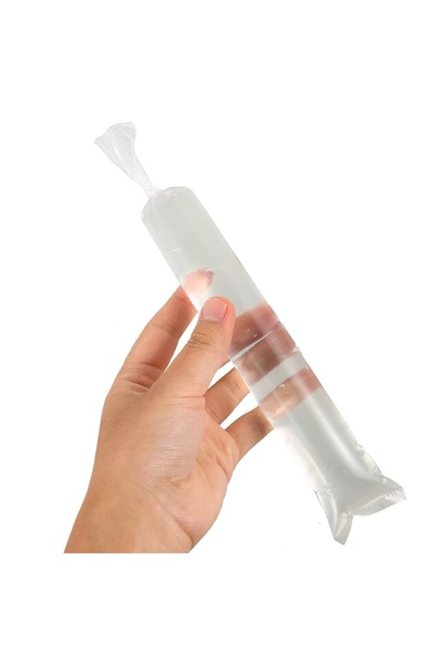 COLORPAK Meybuzz Poşeti 100 Adet Ev Yapımı Dondurma Meybuzz Torbası Dondurucuya Uygun Sızdırmaz 5x33cm