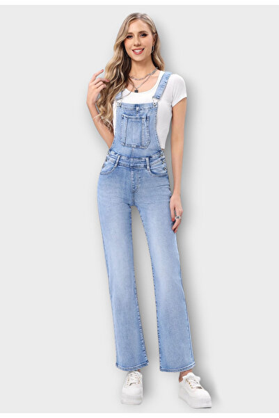 Elis Fashion Light Sky Blue Jumpsuit