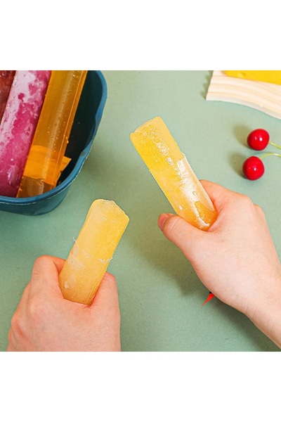 COLORPAK Meybuzz Poşeti 100 Adet Ev Yapımı Dondurma Meybuzz Torbası Dondurucuya Uygun Sızdırmaz 5x33cm