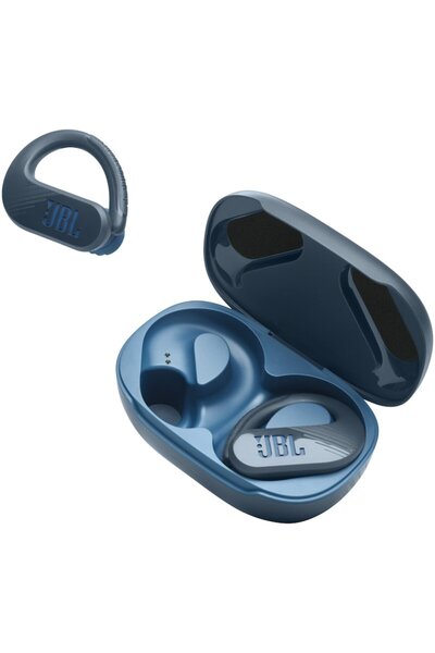 JBL Căști sport Endurance Peak 3, Pure Bass, Bluetooth, rezistente la praf și apă IP68, albastre