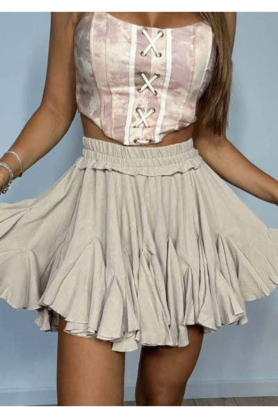 AndraRose Styles Fusta Daisy - Bej - C25119XS