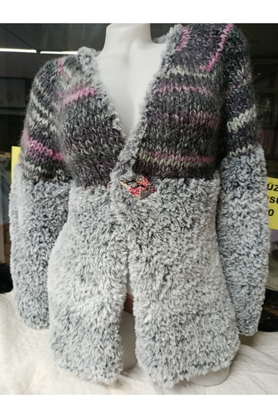 Tasarım Kişiye özel saf yün ve tavşan tüyü ip ile el örgüsü olarak yapılmış h...