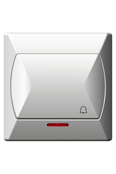 Standard Normally open switch bell with orange backlight ACCENT WHITE