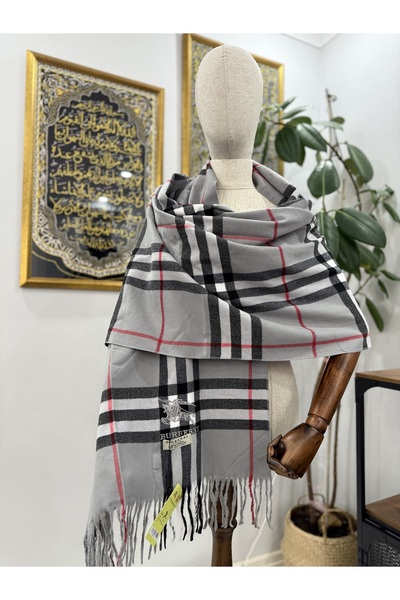 GÜMRÜKÇÜ İthal %100 Yün Cashmere Omuz Şalı Premium Kalite