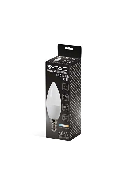 Other VTAC LED Bulb 45W E14 Candle VT1855 6500K 470lm