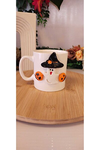 AYLEFE HOBBY Ghost Detailed Ceramic Mug 310 ml