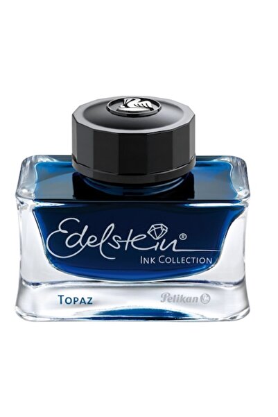 Pelikan Cerneala premium Edelstein, borcan 50ml, culoare albastru topaz