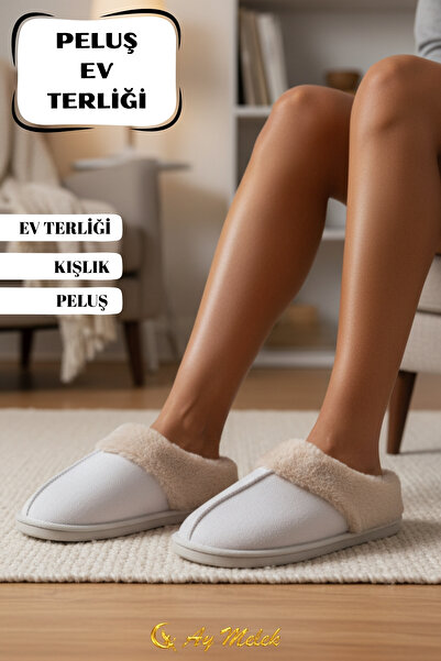 AYMELEK Women's House Slippers Plush Inside Winter Guest Soft Sole Slippers