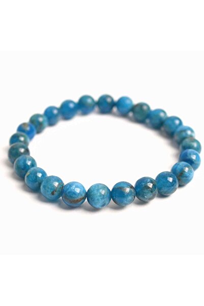 craftmystic Brățară elastică 8mm în culoarea Apatit albastră - Creativitate și claritate mentală